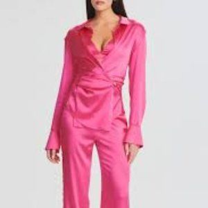 NWOT: SER.O.YA RAINES SILK SHIRT Size Small